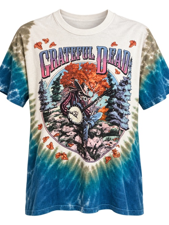 Grateful Dead Other - Liquid Blue Grateful Dead Harvester Tie Dye T Shirt Medium Fall Autumn Deadhead